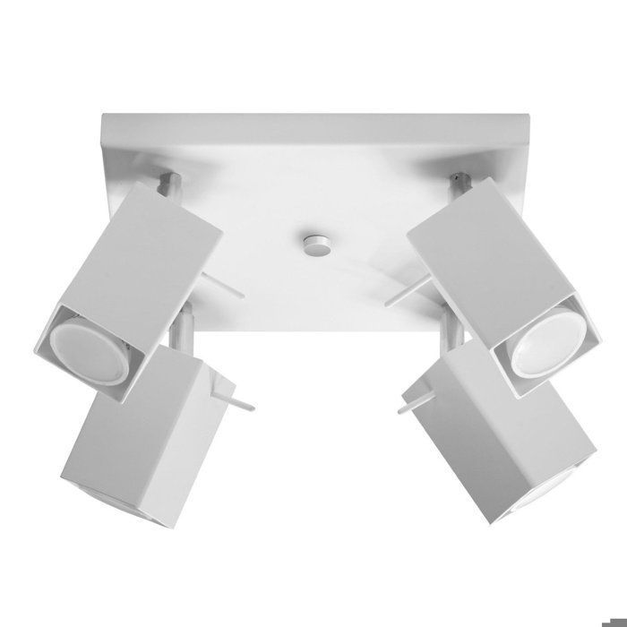 Plafonnier en Acier - RADIARA - Blanc - IP20 - Max 10W LED - GU10 - Style Moderne