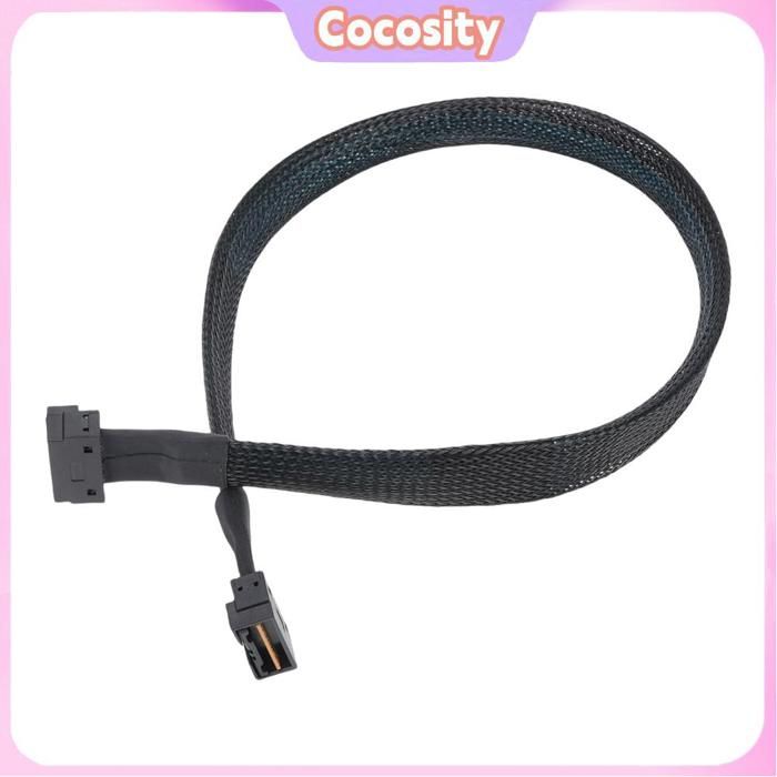 InLine Slim SAS cable, SFF-8654 8X to SFF-8654 8X, 48 Gb/s, 0.5m InLine Slim SAS cable, SFF-8654 8X to SFF-8654 8X, 48 Gb/s, 0.5m