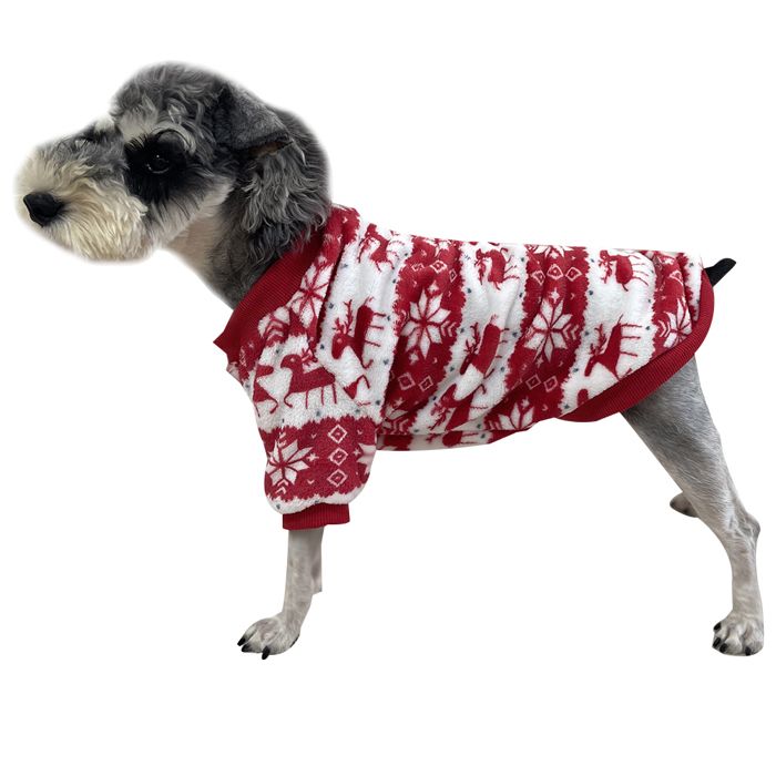 Pull de Noël épais et résistant au froid pour chien