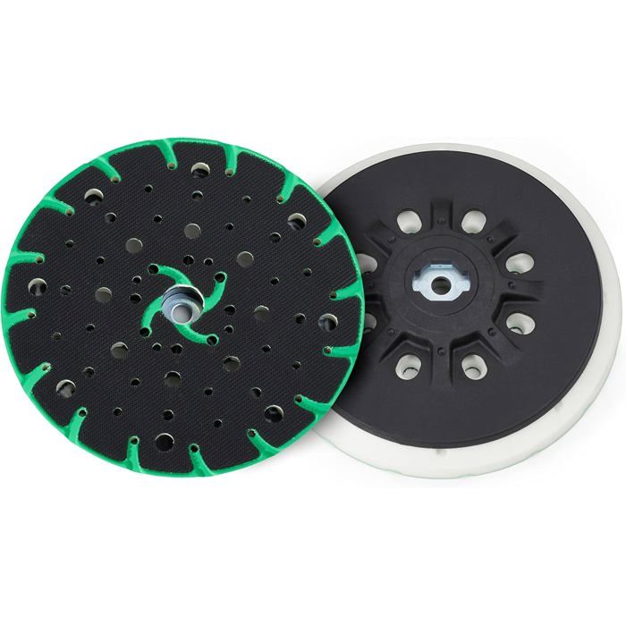 Plateau ponceuse 150 mm avec aspiration de poussière - Filetage de raccordement M8 - remplacement du festool (disque dur)
