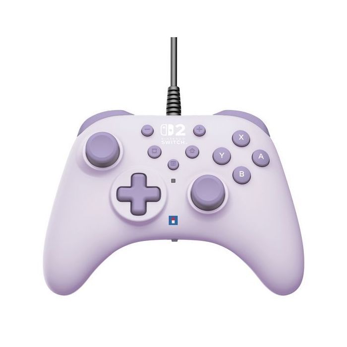 HORI Manette filaire HORIPAD Turbo Lavande pour Nintendo Switch 2 Sous licence officielle Nintendo - vue 2