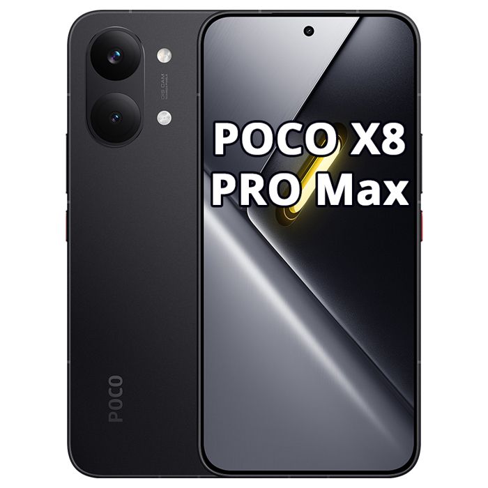Smartphone POCO X8 Pro Max 12 Go RAM ROM Écran AMOLED 683 pouces 120 Hz - vue 1