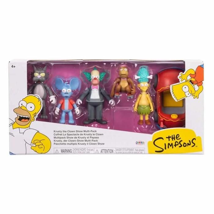 Figurine - JAKKS PACIFIC - Jakks Pacific - The Simpsons - Lot de 6 - Multicolore Figurine - JAKKS PACIFIC - Jakks Pacific - The Simpsons - Lot de 6 - Multicolore