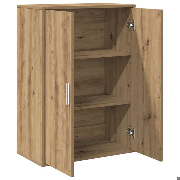 Décoratif - Buffet bahut - Placard de rangement moderne - Chêne artisanal 60x31x84cm - bois dingénierie - pour entrée con5870885