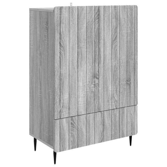 Buffet - bahut - enfilade Vidaxl Buffet Sonoma gris 66 x 345 x 97 cm Bois dingénierie