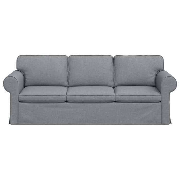 SOFA/Canapé moderne - Rembourrage en mousse - Gris clair tissu C5993