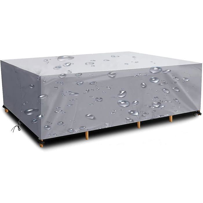 Salon 420D Tissu Housse Imperméable Bâche Verrouillage 210x130x90cm parfait pour un usage extérieur