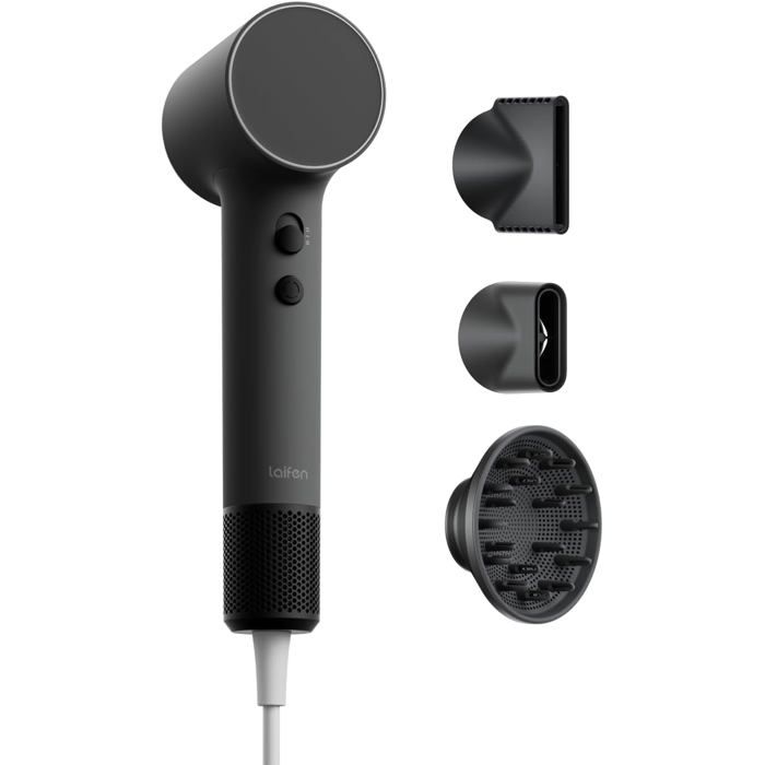Laifen Air Pro Sèche-cheveux 299g 115k tr/min 200M Ions - Noir