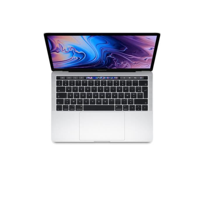 Top achat PC Portable MacBook Pro 15'' Core i7 16Go 512Go SSD Retina TouchBar Touch ID (MPTV2FN/A) Argent pas cher
