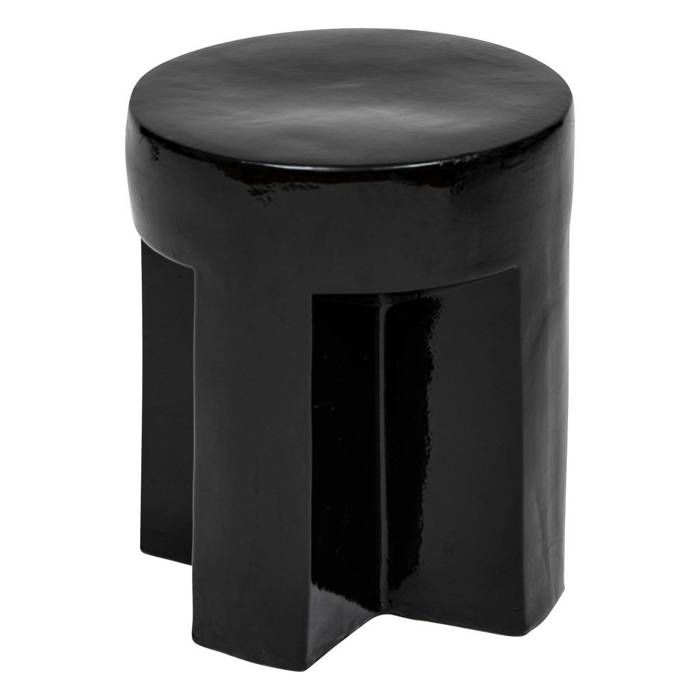 Table dappoint Kriz noir 41x34x34cm - Atmosphera Créateur dintérieur