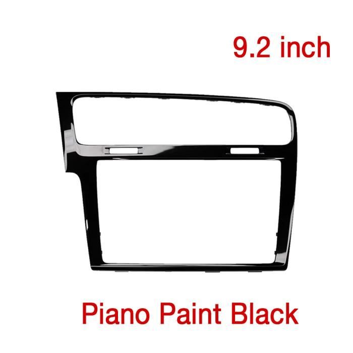 9,2 pouces noir - Cadre de Radio pour VW Golf MK7, Garniture d'écran, Plaques de Radio CD de Golf 7, Panneau