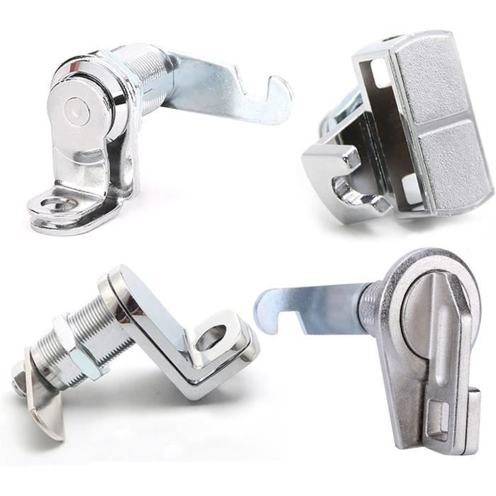 Serrure De Boîte Aux Lettres, 20 Mm, 4 Clés, Avec 5 Plaques De Serrure