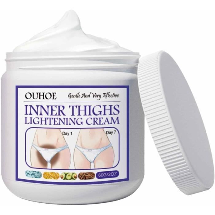 Crème éclaircissante 7 Days 100g - Pour Taches Dos, Zones Intimes - Ingrédients Naturels