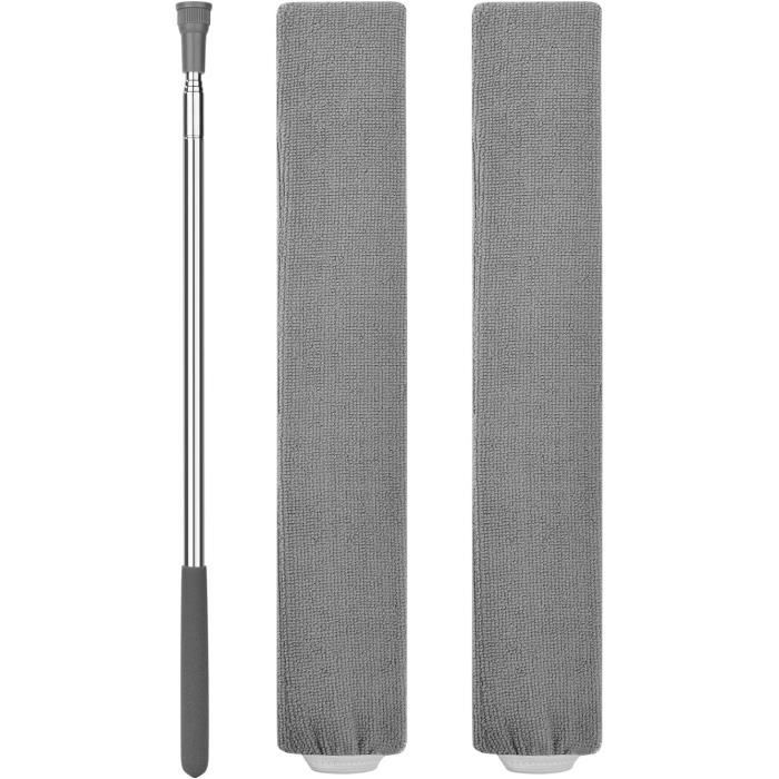 Baguette Anti-poussière Extensible 90 Cm Avec 20 Recharges - Tête Moelleuse 360°