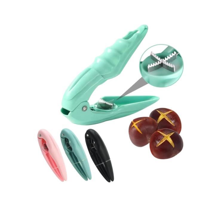 Coupe Chataigne Éplucheur De Châtaignes, , Multifonctionnels Clip Châtaigne, Outil De Coupe De Châtaignes, Pour Châtaignes, Noisettes, Noyer Et D'autres Eplucheur Pour Chataigne