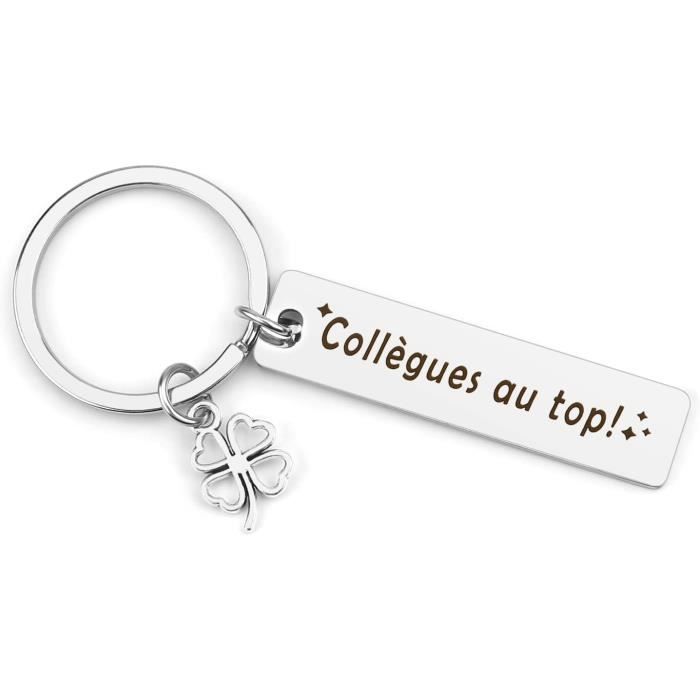 Porte Clef Collegue, Cadeau Collègue, Cadeau Collegue De Travail Femme ...