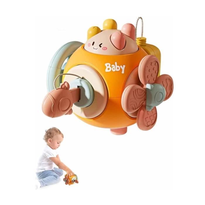Busy Cube dactivité sensorielle 6 en 1 simulez le volant interrupteur jouet puzzle bébé pour les nourrissons âgés de 1 à 3 ans