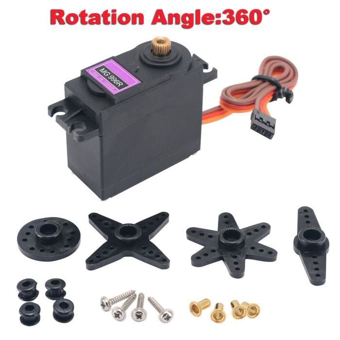 3/5 mg996r Set GEAR Moteur D'Asservissement Gros Couple pour RC Helicopter Robot Arduino