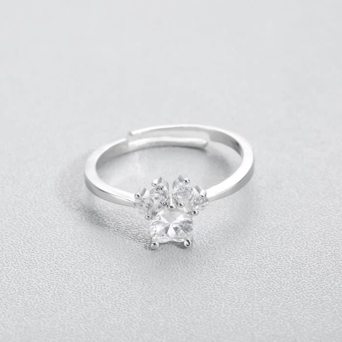 bague en argent patte de chat bague en argent patte de chat