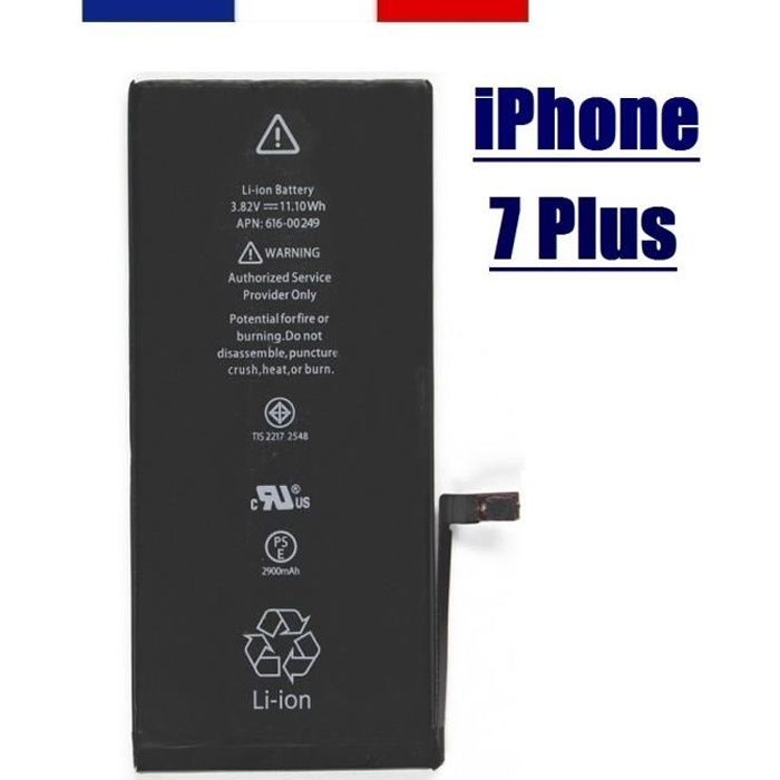 Adhesifs Kit de Réparation avec Outils 2900mAh/3.82V Trop Saint® Batterie Compatible avec iPhone 7 Plus Film Protecteur décran et Joint détanchéité