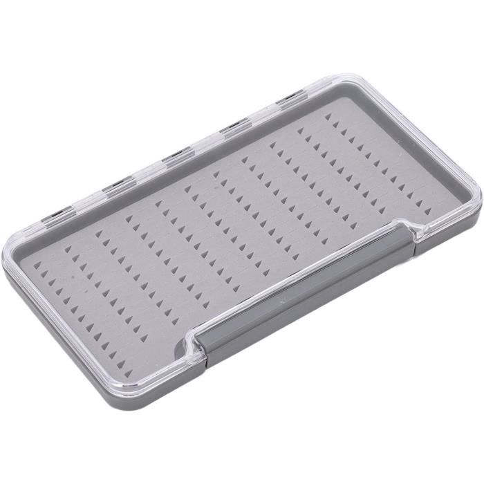 Boîte Magnétique à Mouches QualyQualy – Ultra-Fine & Transparente – Rangement Étanché Pour Pêche à La Mouche Streamers & Nymphes