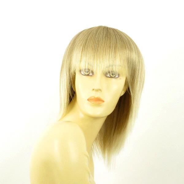 perruque femme blonde mi longue