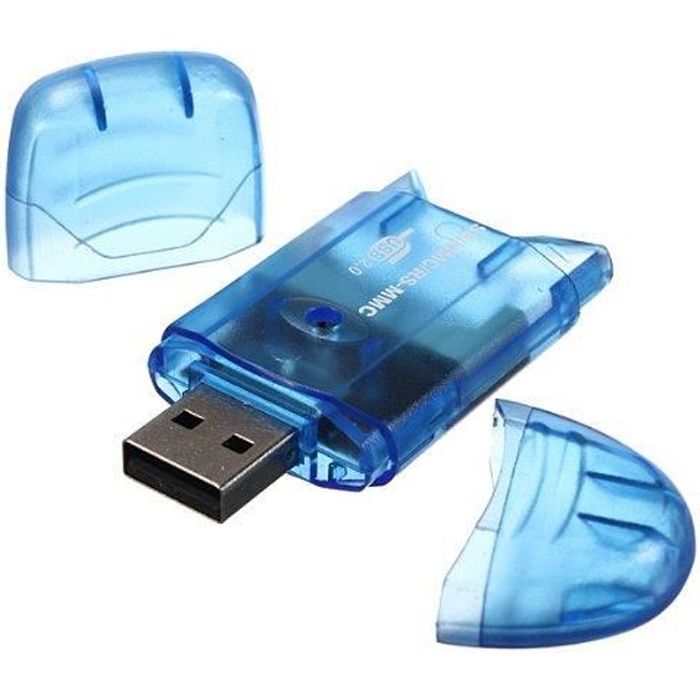 INECK® Lecteur de carte SD - USB - lecteur carte memoire