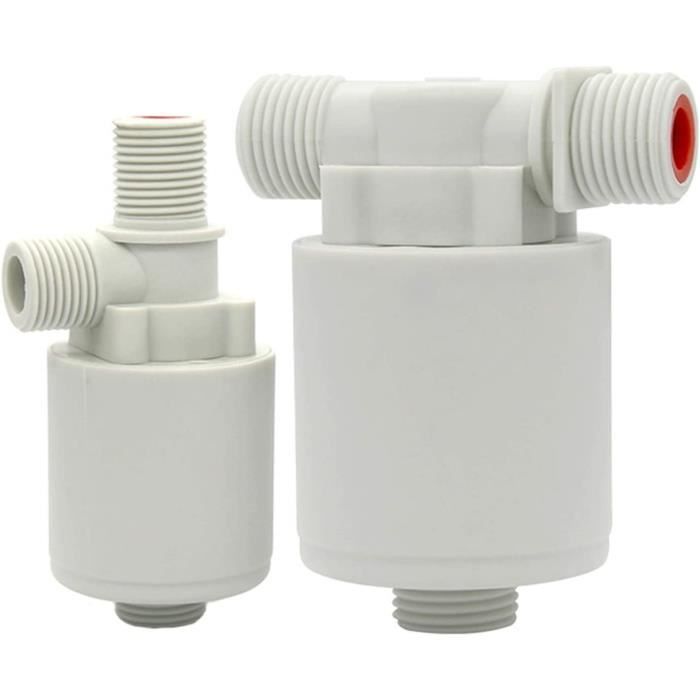 Vanne à Flotteur Automatique 3/4" - Contrôle Niveau Eau Piscine Réservoir Aquarium