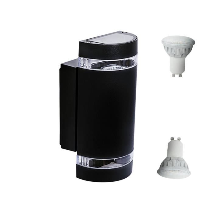 6er Set DEL Mur Lampes Véranda éclairage extérieur Projecteur Jardin Luminaires environ