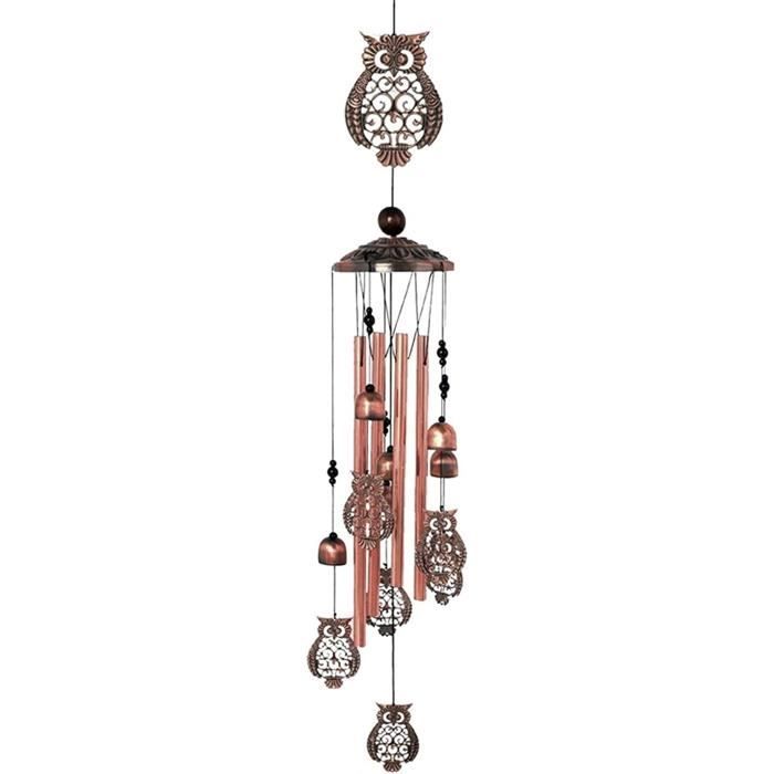 Carillon Solaire Extérieur Avec Lune - Décoration Lumineuse Suspendue - Étanche - Automatique