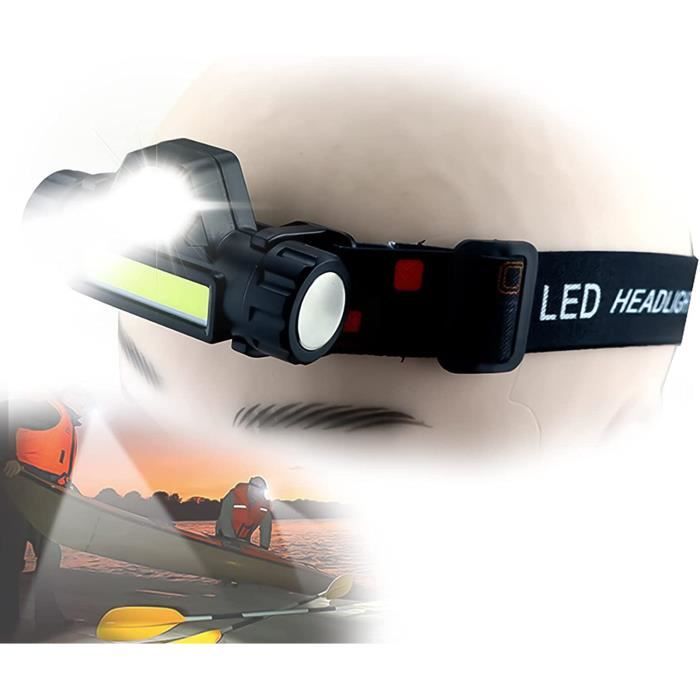 Projecteur rechargeable 100 000 lm, lampe torche portable et étanche