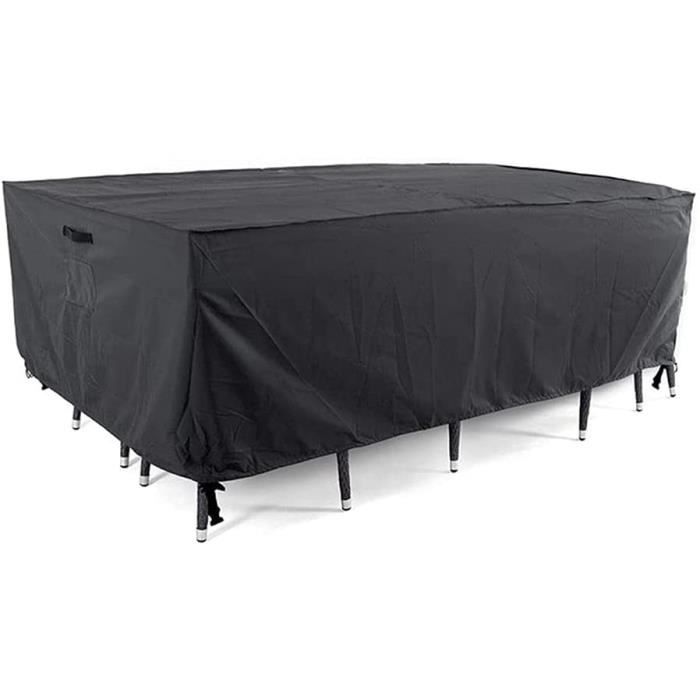 Housse Imperméable Pour Meubles De Jardin - Polyester Oxford 210D, Anti-UV, Coupe-vent - Plusieurs Tailles - 6