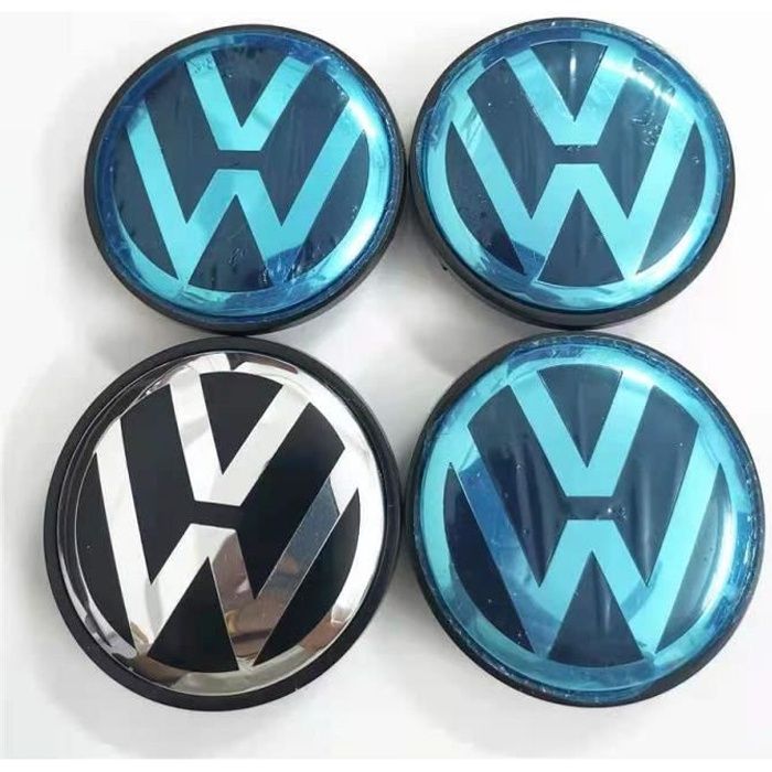 4 x centre de roue cache moyeu VW 76mm emblème logo pour volkswagen 7L6601149