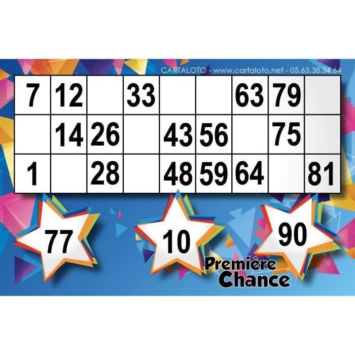 Boulier - Jeux Loto Bingo « Première Chance