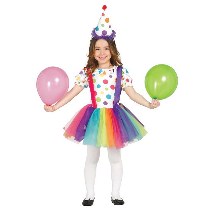 Fancy Dress Period Costume Tit Clown 869 Femmes Adultes Une Taille P S Gateau D Anniversaire Costume Robe Fantaisie Specialty