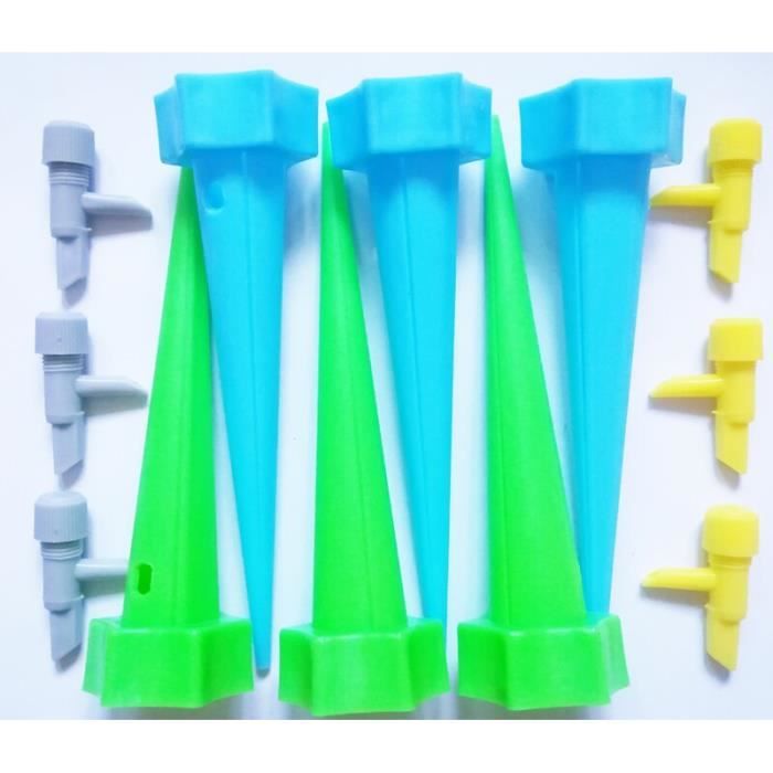LABOTA Kit Irrigation Automatique 24 Pièces - Pics Réglables Pour Plantes Intérieur & Extérieur, Arrosage Vacances Goutte-à-Goutte Avec Valves