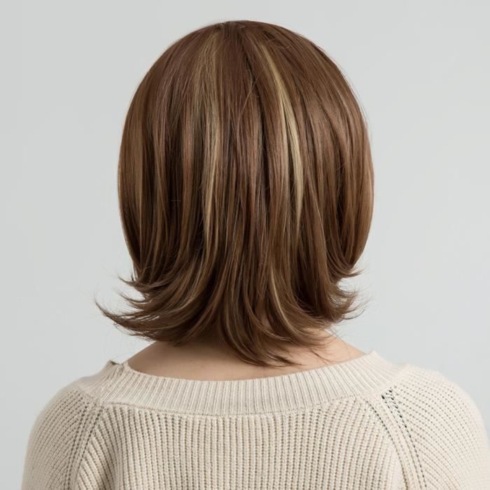 Colorfulpanda Longue Perruque Grise Ondulée Pour Femme Dark