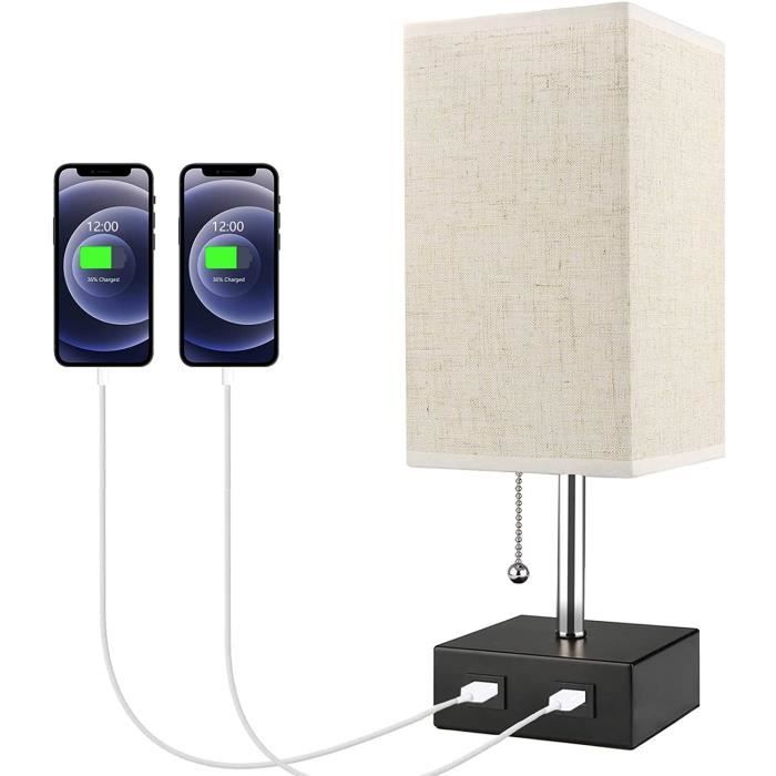 Lampe En Cristal Naturel, Trois Modes D'éclairage, Luminosité Réglable, Alimentation Par Port USB (chakra Rond Blanc