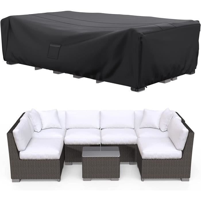 Housses Ronde Pour Salons De Jardin 245X73cm,Housse De Table Jardin