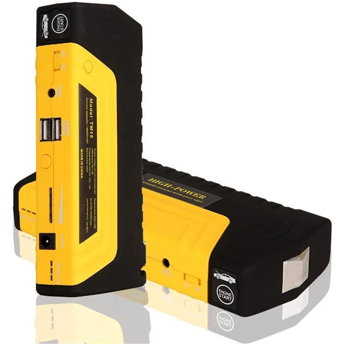 Booster Batterie Voiture 7000A + Compresseur Air 160 PSI - 27000mAh Multifonction - 2