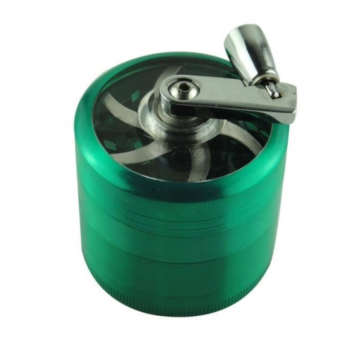 Grinder Broyeur 4 Parties Aluminium Zinc 40mm - Pour Herbes, épices, Design Rap Drill, Aimanté - 3