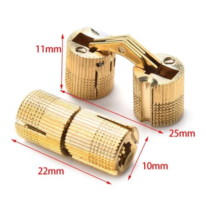 Lot De 12 Boulons En Laiton M4x10mm à Tête Cylindrique Cruciforme Pour Meuble - Neuf, Marque Uxcell