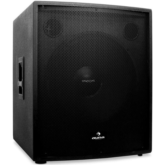 Malone Hautparleur actif subwoofer caisson de basses 46cm (18") Crossover/inversion phases
