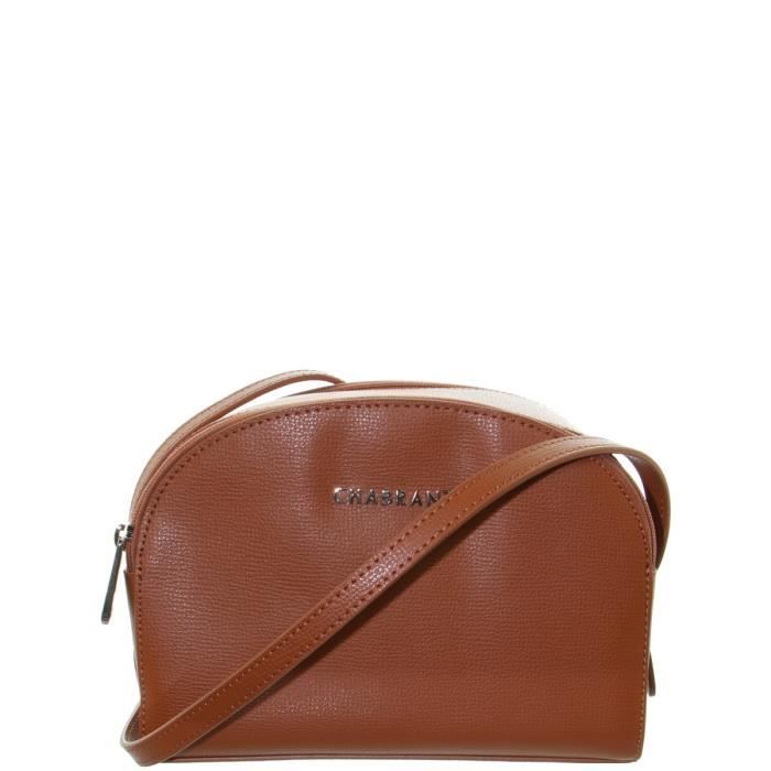 Sac port travers Chabrand ref 48882 400 Marron 22 17 8