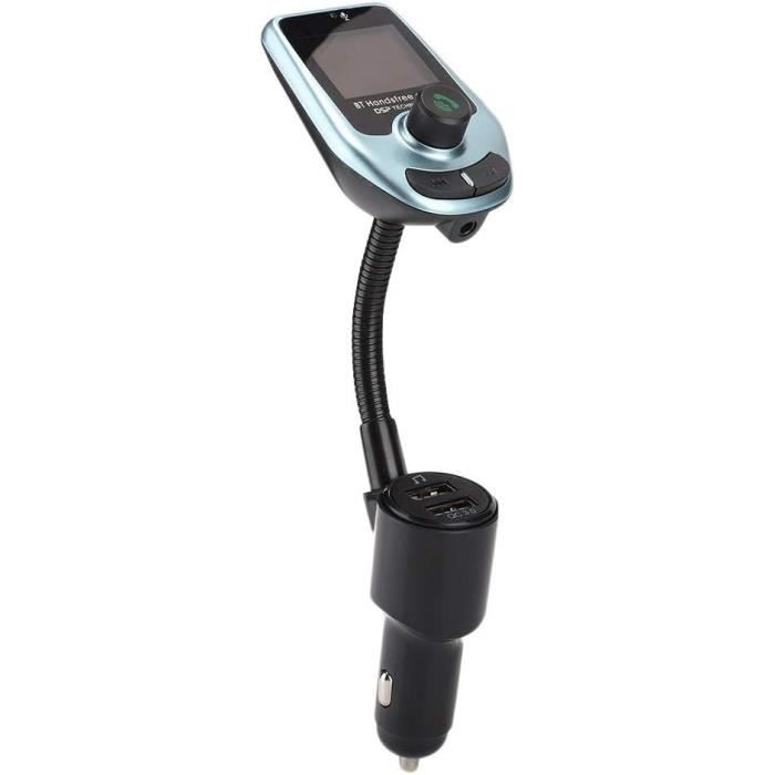 Kit voiture émetteur Bluetooth 5.0 FM mains libres lecteur MP3 double