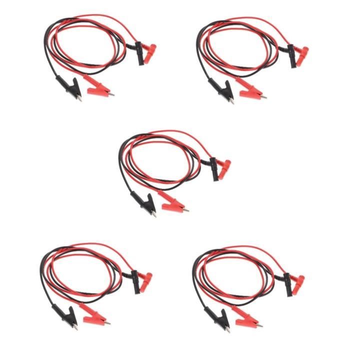 BELEY Kit 104Pcs Câbles De Test Multimètre - Fils Avec Pinces Crocodiles Pour Diagnostic Automobile