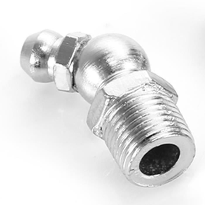 Sourcing Map 10pcs Graisseur Droit M8x1.25 Laiton Filetage