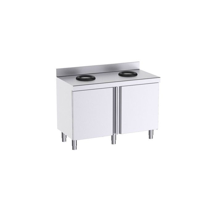 Armoire Murale Fermée Recyclée P.600mm - Distform - l1500- L1- P- h850- Acier Inoxydable Armoire Murale Fermée Recyclée P.600mm - Distform - l1500- L1- P- h850- Acier Inoxydable