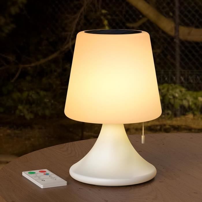Lampe De Table Solaire D'Extérieur À Led Portable - Sans Fil - Ip44