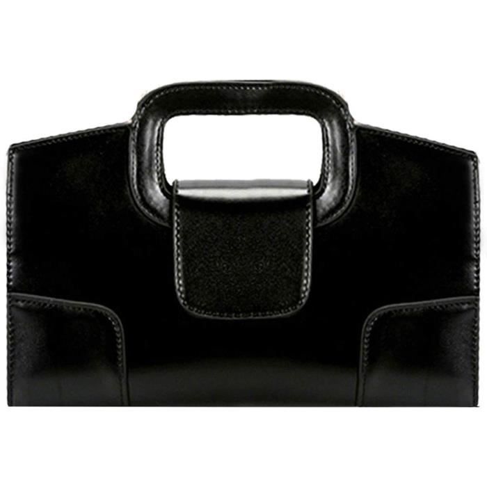 Sac à Main Vintage En Cuir Souple Pour Femmes Grande Capacité Avec Bandoulière Réglable Marron